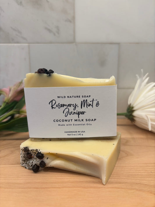 Rosemary, Mint & Juniper Handcrafted Soap